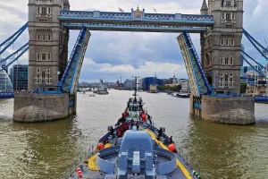 Indian Naval Ship Tabar reaches London on a 4-day visit