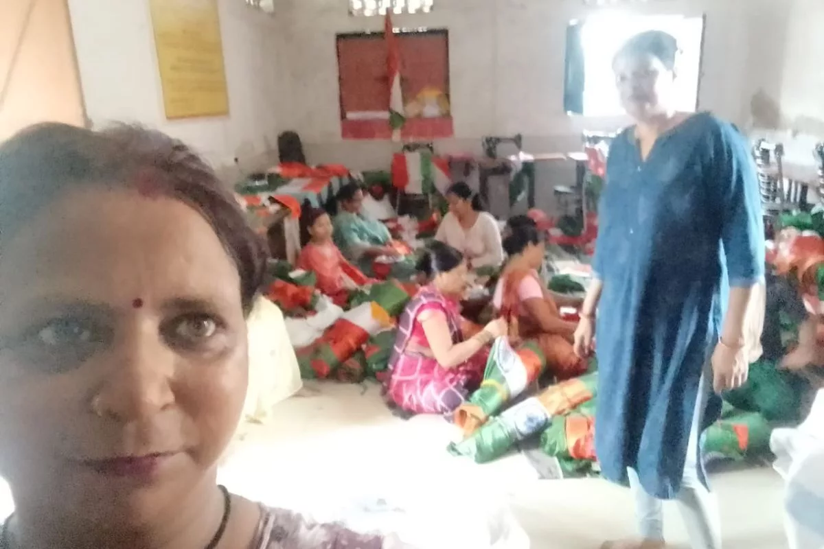 Har Ghar Tiranga: UP’s women-led SHGs on a mission to create 2 crore tricolors