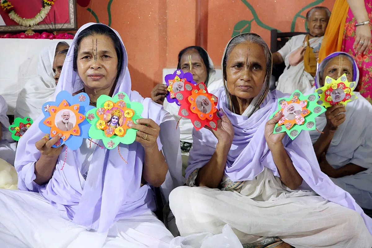 Vrindavan widows send 551 rakhis to PM