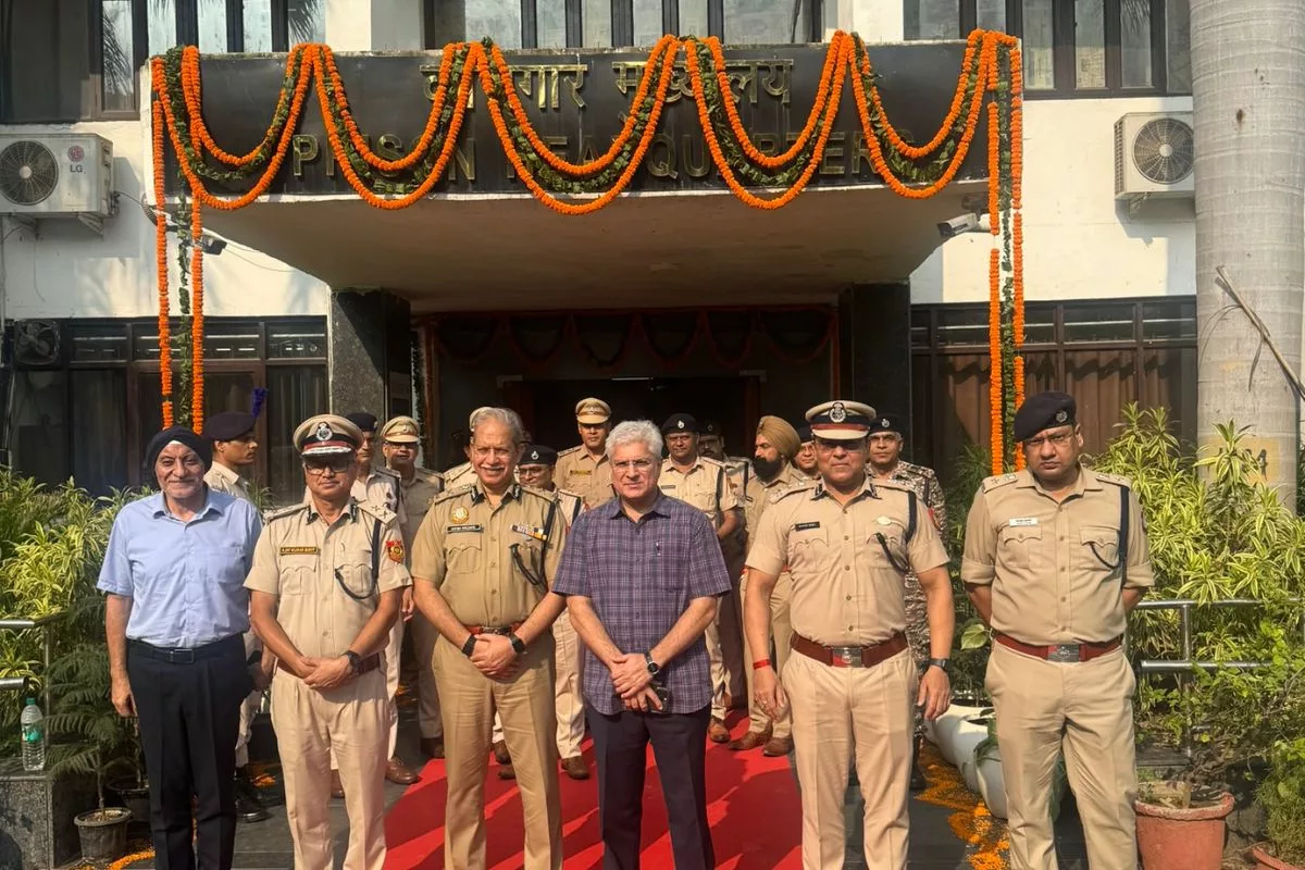 Gahlot inspects Tihar Jail, emphasizes on prison reforms and inmate welfare