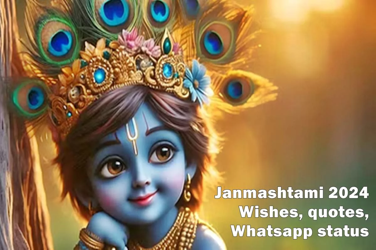 Janmashtami 2024 wishes, quotes, WhatsApp and Facebook statuses to