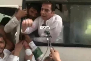 Congress workers hold countrywide protest against BJP leader’s remarks on Rahul