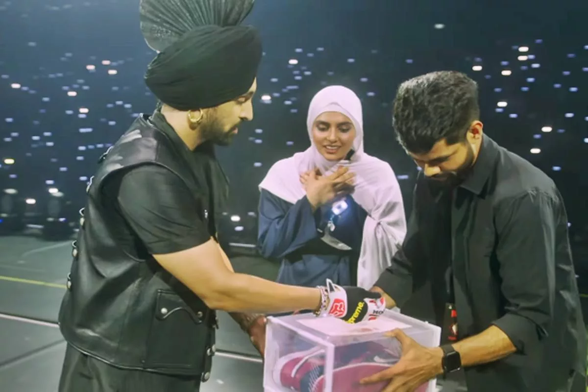 Diljit Dosanjh celebrates India-Pakistan unity in Manchester