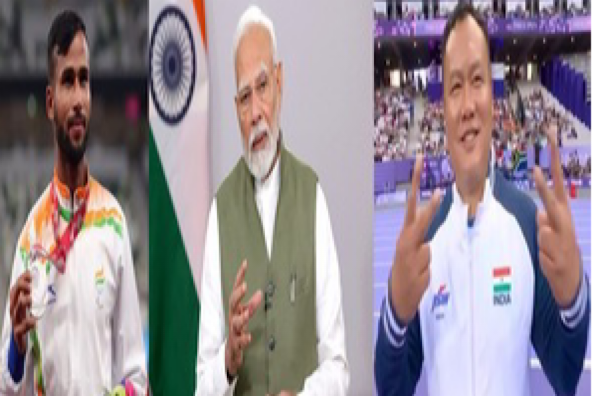 PM Modi applauds Praveen Kumar, Hokato Sema for Paralympics medals