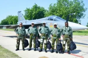 Vice chiefs of Army, Navy and Air Force fly LCA Tejas in Jodhpur