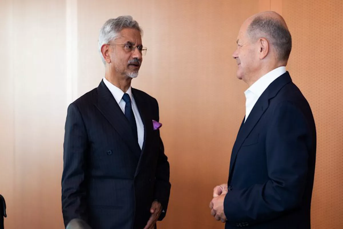 “Conveyed personal greetings of PM Modi” says Jaishankar as he meets German Chancellor Olaf Scholz