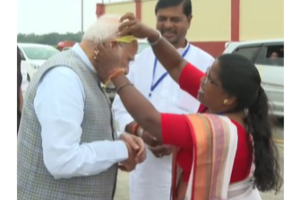 PM Modi welcomed with ‘Jahva’ on Jharkhand visit, signifies Karma Parv