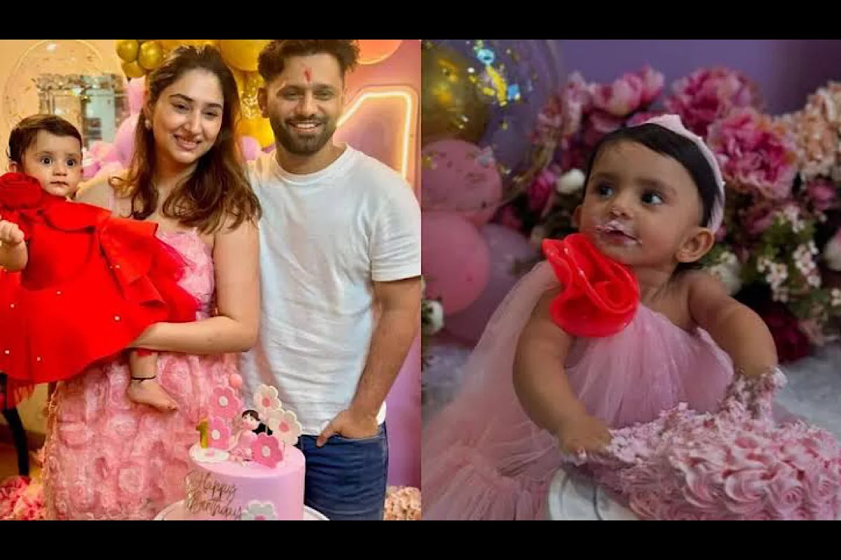 Rahul Vaidya-Disha Parmar shares special moments from their baby’s first birthday