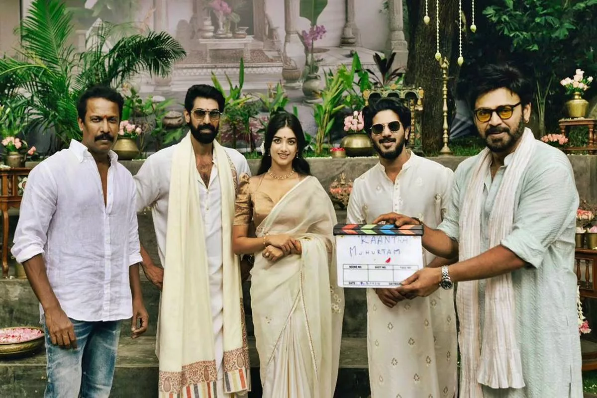 ‘Kaantha’ ft Dulquer Salmaan, Rana Daggubati kicks off production