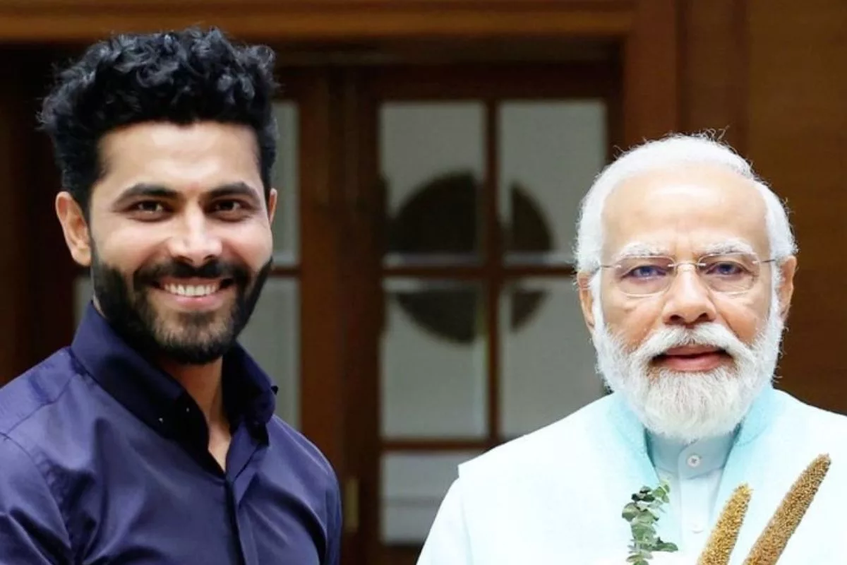 Cricketer Ravindra Jadeja joins BJP