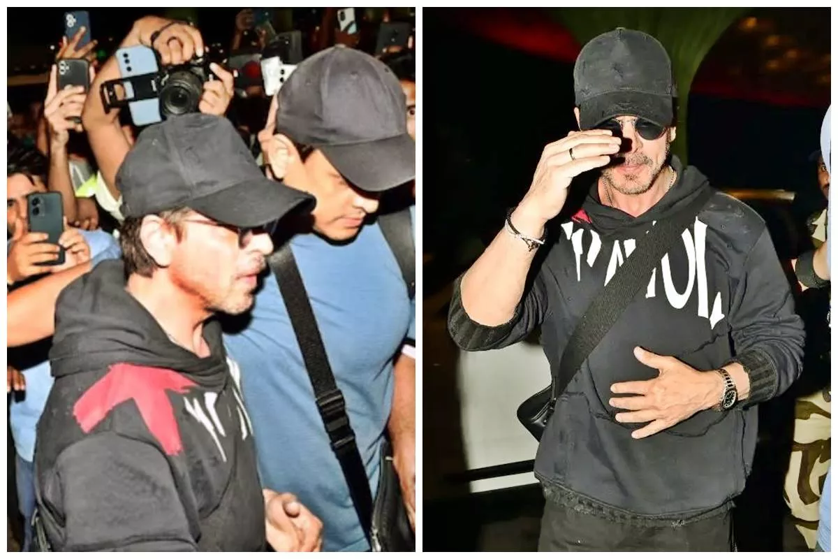 Shah Rukh Khan mobbed by fans as he heads to IIFA 2024