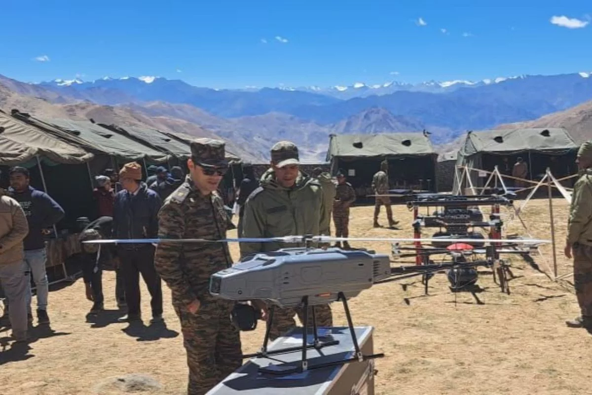 Specialised drone operations showcased at high altitude in Ladakh