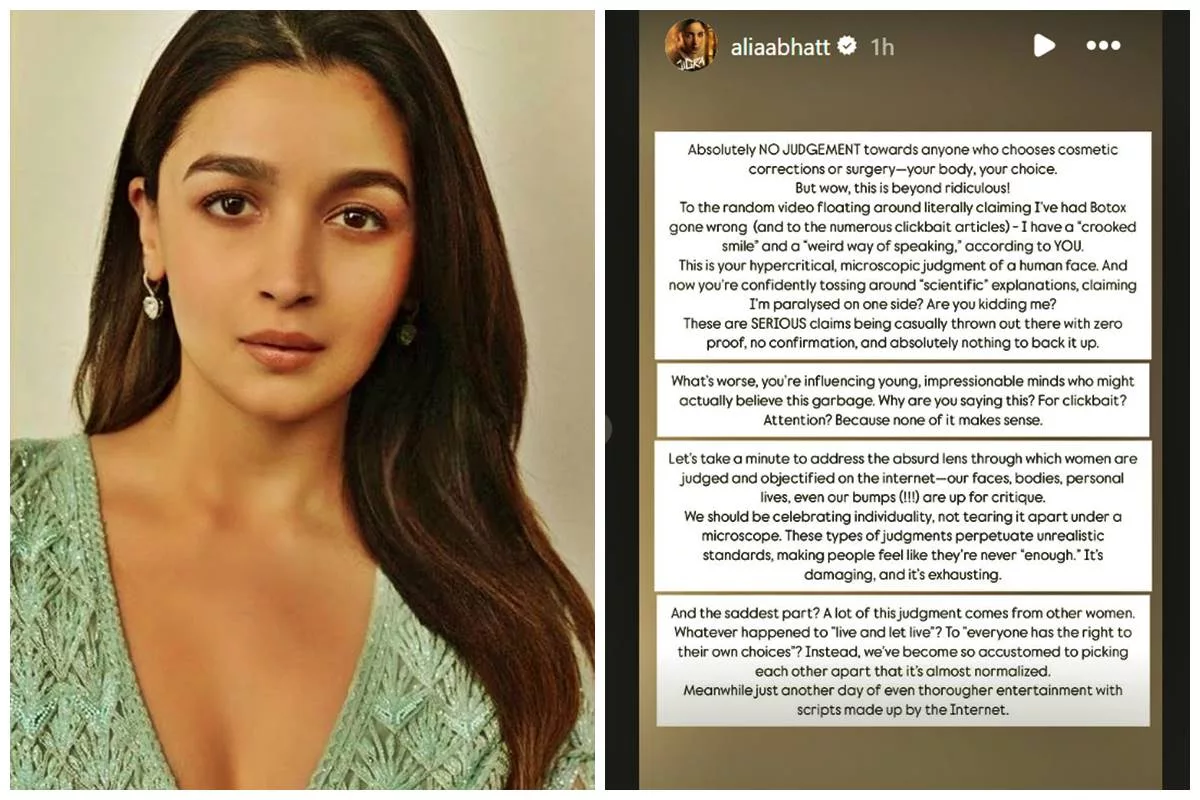 Alia Bhatt slams ‘ridiculous’ cosmetic surgery rumors