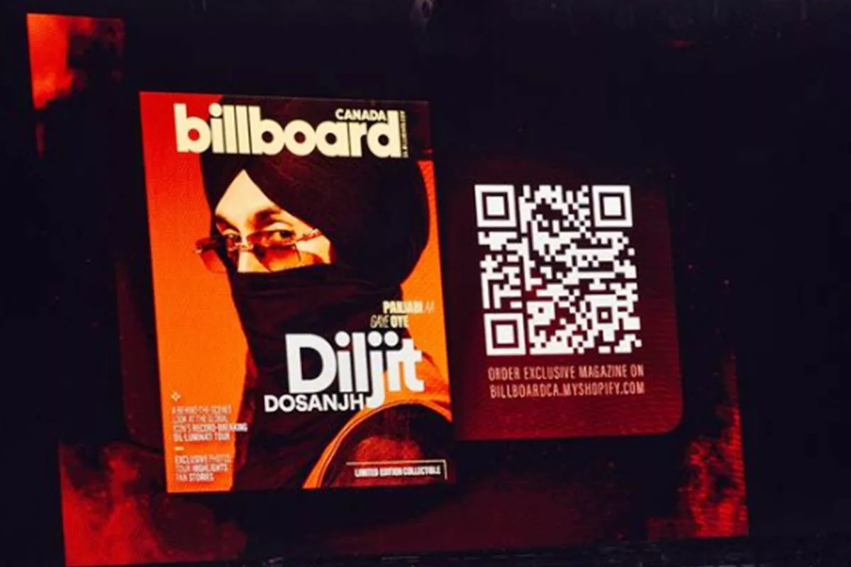 Diljit Dosanjh becomes 1st Indian artist to feature on Billboard Canada cover