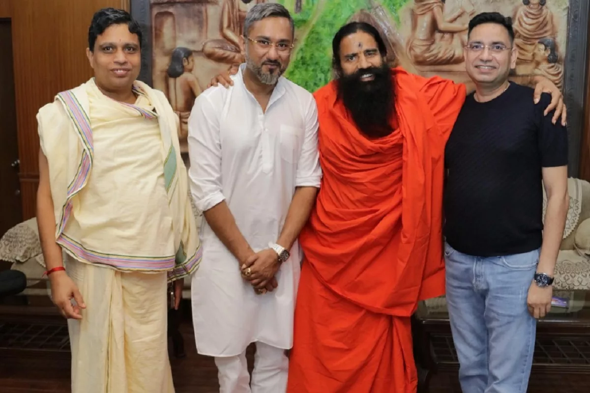 Famous pop singer Honey Singh visits Patanjali Yogpeeth