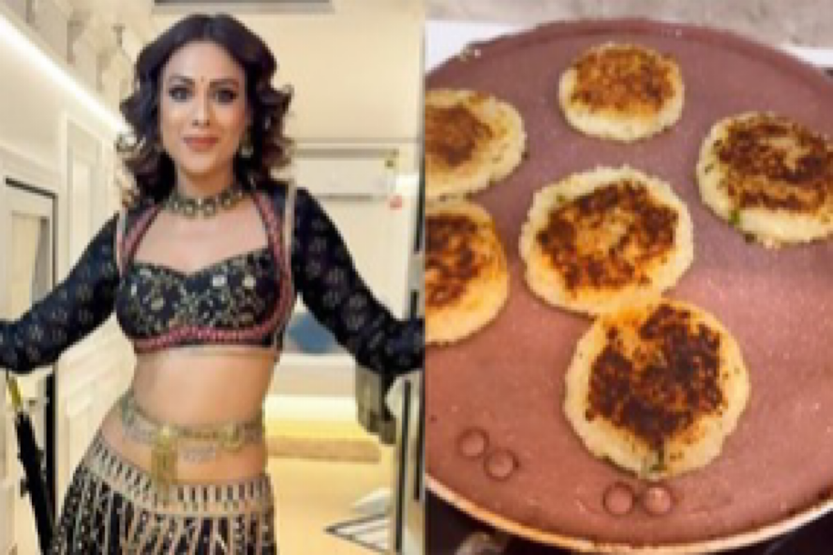 Nia Sharma flaunts her culinary skills as she makes special Navratri delicacy