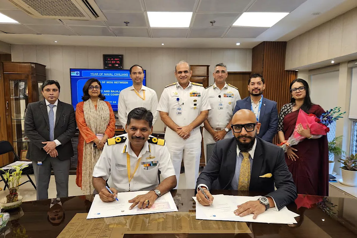 Indian Navy Partners with Bajaj Allianz to Offer Life Insurance for Naval Civilians