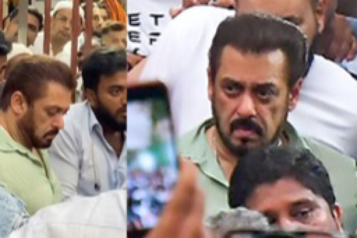 Salman Khan arrives at Baba Siddique’s surrounded by heavy security