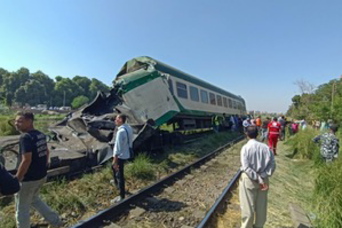 1 dead, 21 injured in southern Egypt train collision: ministry