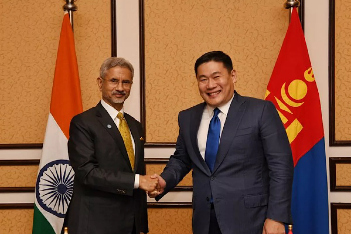 EAM Jaishankar meets Mongolian PM on sidelines of SCO Summit in Pakistan