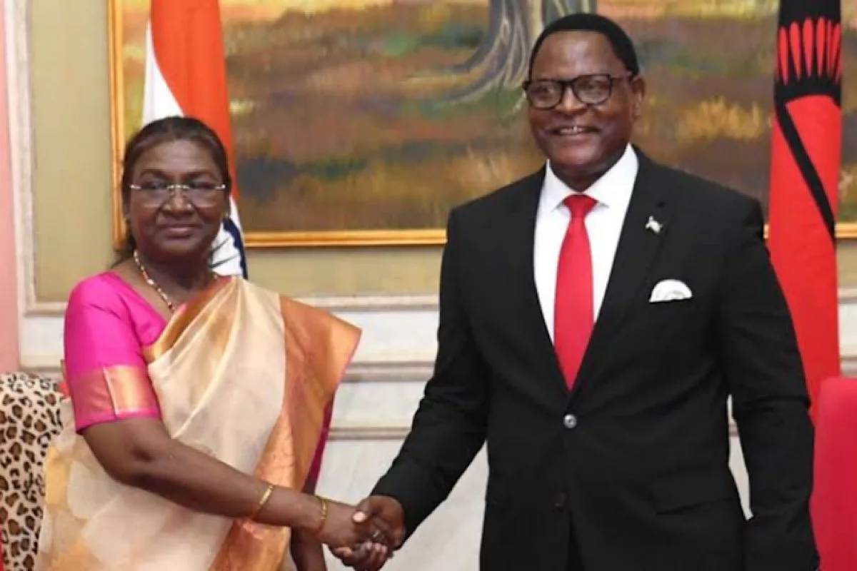 President Murmu meets Malawi counterpart, holds delegation-level talks