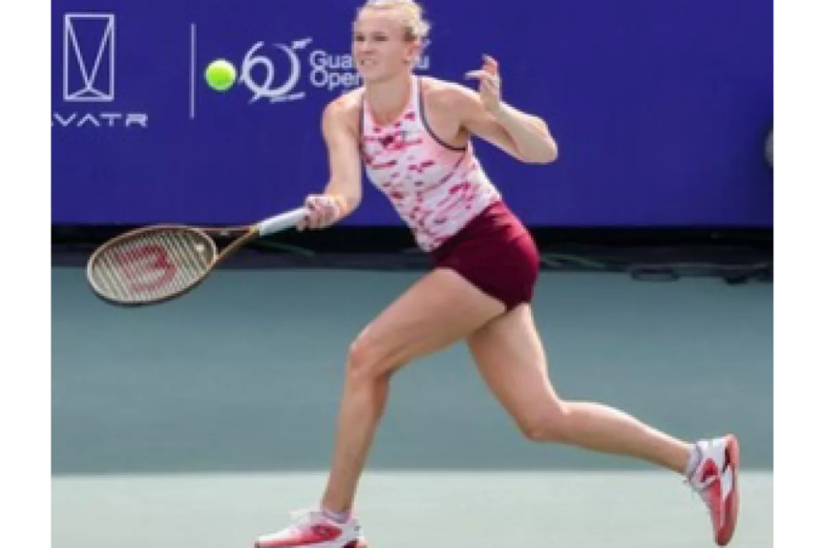 Tennis: Siniakova reaches WTA Guangzhou Open semifinals