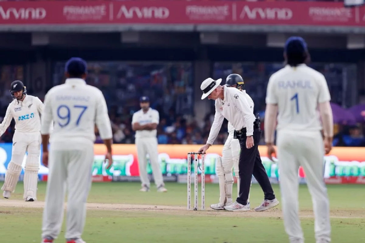 Another Indian batting collapse puts NZ on cusp of historic Test win in subcontinent