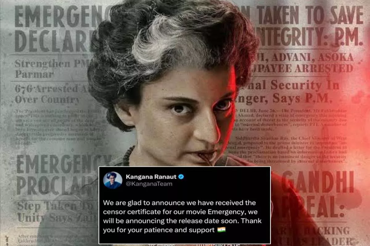 Kangana Ranaut’s ‘Emergency’ clears censor board