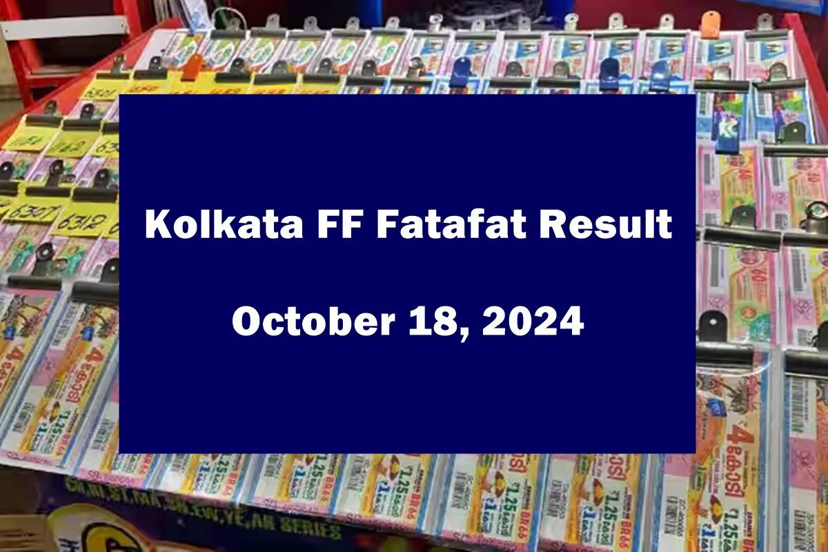 Kolkata Fatafat (Kolkata FF) lottery results for October 18, 2024: Check winning numbers now