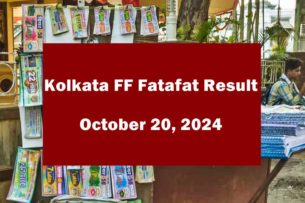 Kolkata Fatafat (Kolkata FF) result for October 20, 2024 announced; Check here