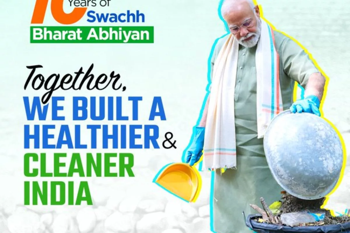 PM receives congratulatory messages from global organisations on completion of  10 years of Swachh Bharat Mission