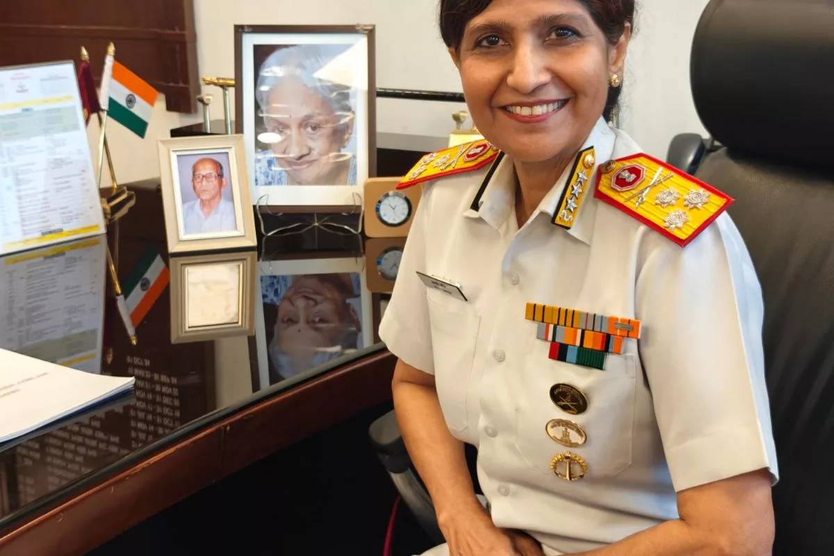 1DGAFMS Vice-Admiral Arti Sarin visualises the jointness of tri-services for better medical care