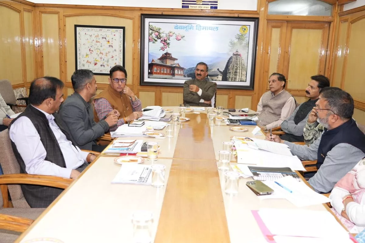 Himachal CM directs to form umbrella Act for dealing with all water-related laws