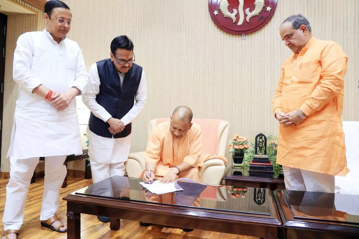 Yogi renews BJP membership, urges citizens to serve nation under Modi’s leadership