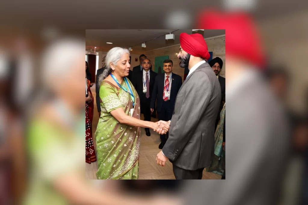 Nirmala Sitharman, Meets, World Bank President,