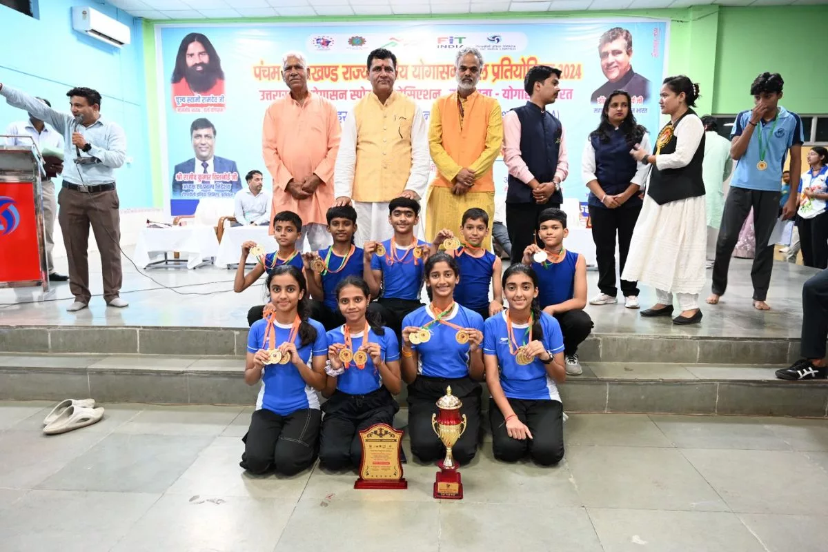 Acharyakulam leads 5th Uttarakhand State-Level Yogasana Competition 2024