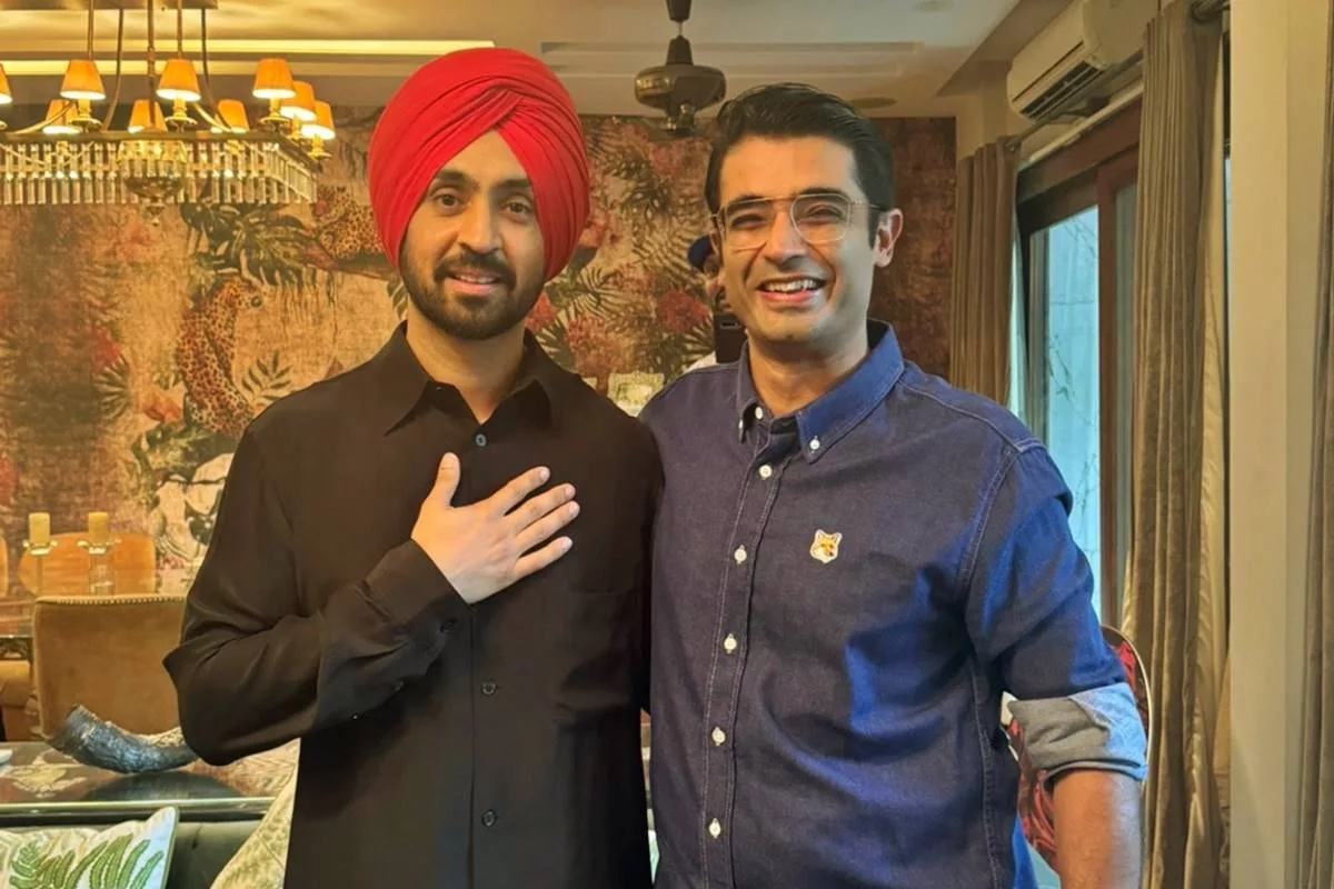 Diljit Dosanjh visits BJP spokesperson Jaiveer Shergill in Delhi