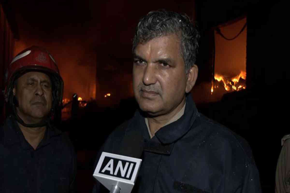 “Situation is under control, 35 fire tenders at spot”: Chief Fire Officer on Delhi’s Alipur fire