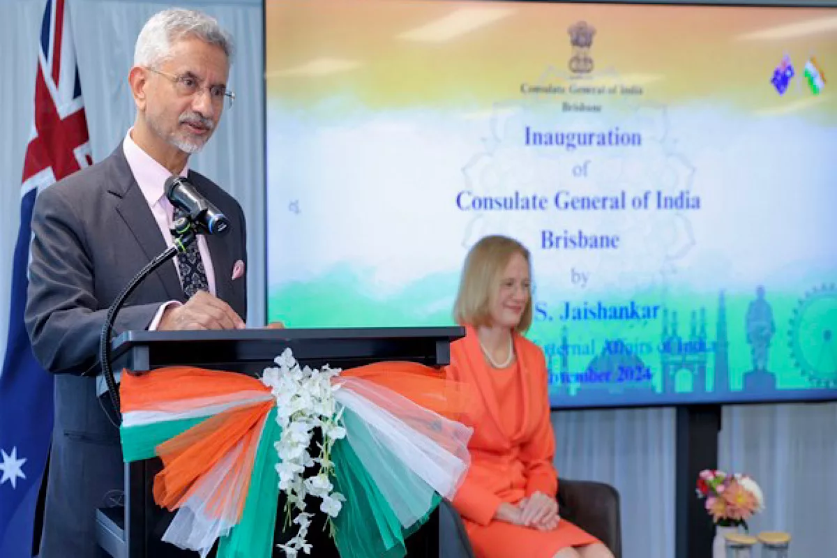 Jaishankar inaugurates new consulate in Brisbane to strengthen ties with Australia