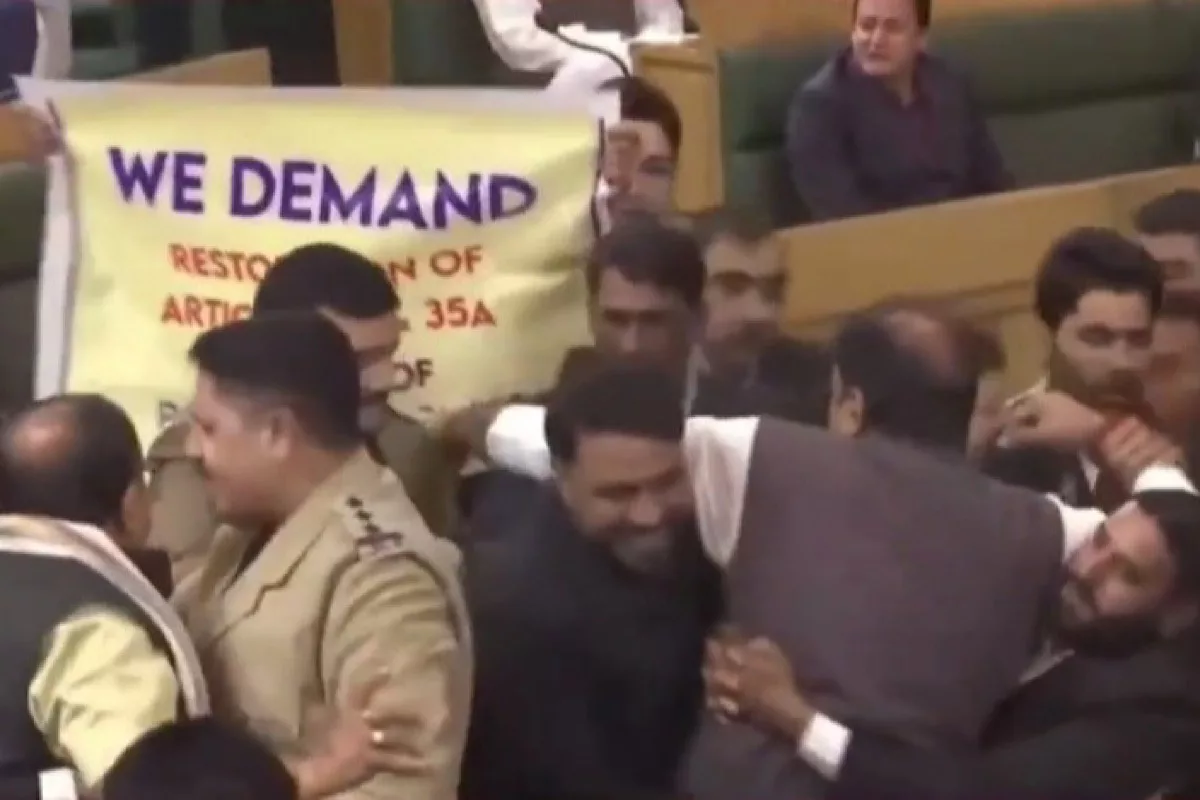 J&K Assembly adjourned after ruckus over Article 370 restoration resolution