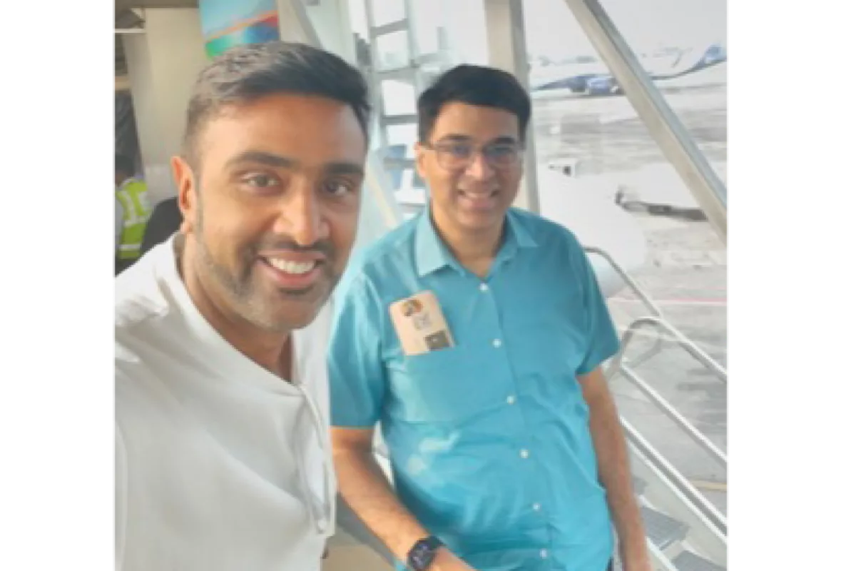 Ashwin shares ‘fan boy moment’ with legendary Vishy Anand, posts picture on social media