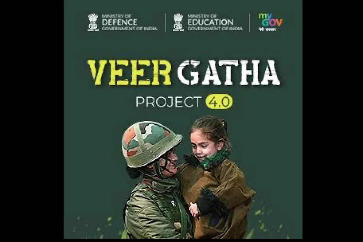 At Veer Gatha 2024 children learn first-hand about gallantry achievements from soldiers