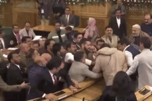 Ruckus in J&K assembly over resolution on Article 370; BJP MLAs clash with Rashid Engineer’s brother