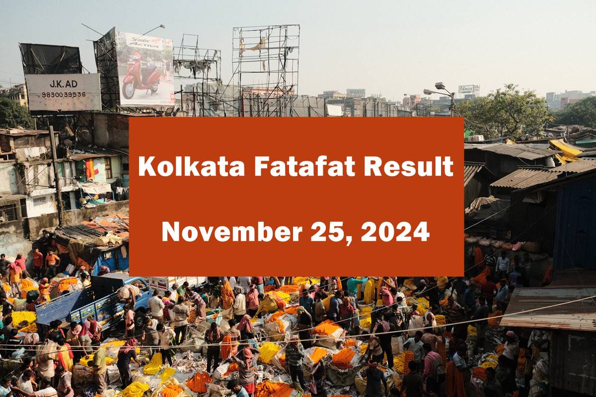 Kolkata Fatafat (Kolkata FF) November 25, 2024 result announced: Check winning numbers now