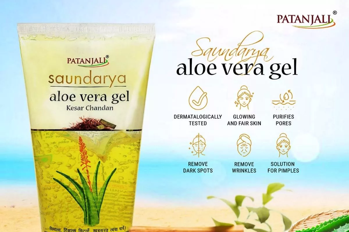 Patanjali Saundarya aloe vera gel kesar chandan for your skincare