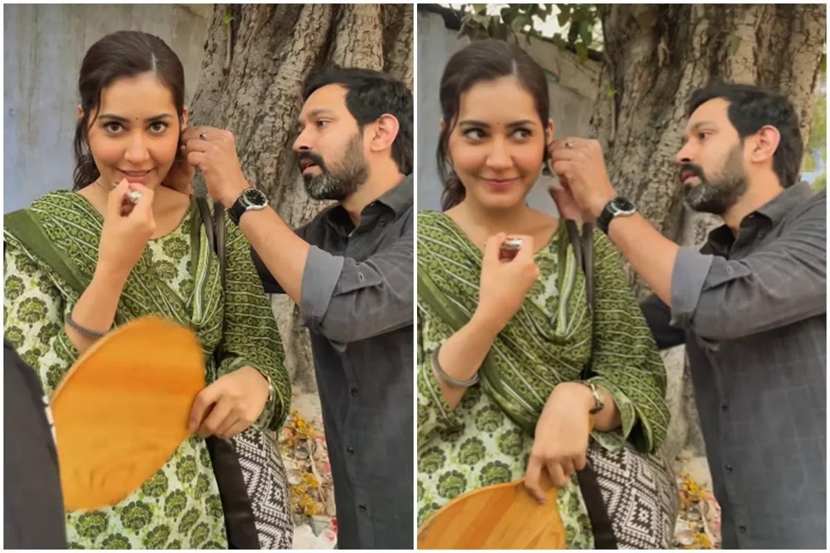 Raashii Khanna shares Fun BTS moment with Vikrant Massey from ‘The Sabarmati Report’ set