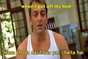 Bollywood memes on winter