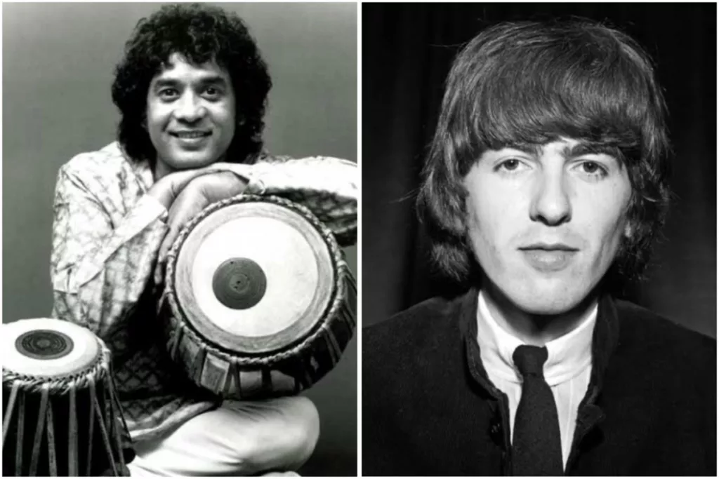 Zakir Hussain, George Harrison, The Beatles