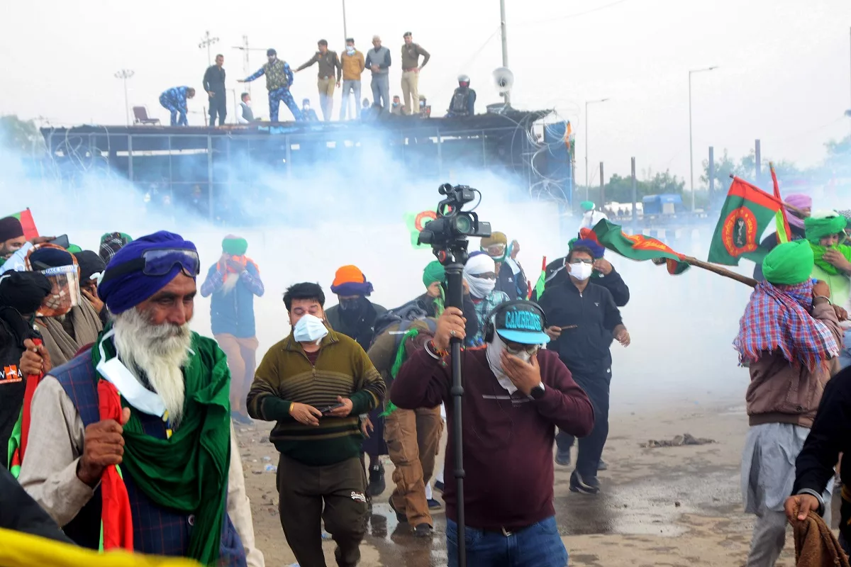 Farmers stopped at Shambhu again, halt their Delhi march for the day