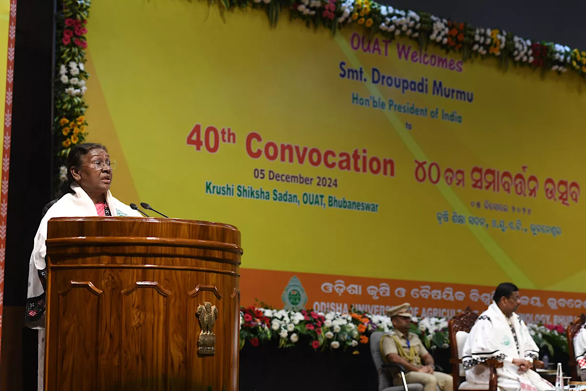 Country’s overall development not possible without agrarian growth: President Murmu